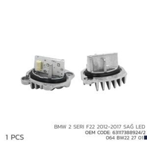 BMW 2 F22 2012-2017 SAĞ LED FAR MODL 63117388924/2