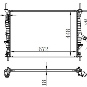 MOTOR SU RADYATORU TRANSIT V347 2.2TDCI 2.4TDCI 06 14