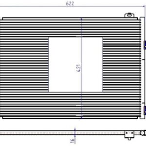 KLİMA KONDENSERİ CLIO SYMBOL 1.5 DCI 04 MEK 658x411x16 8200245598