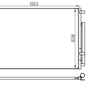 KLIMA RADYATORU MERCEDES SPRINTER B906 B907 B910 . VW CRAFTER 30-35-50