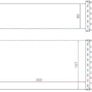 INTERCOOLER BRAZİNG INTERCOOLER A/M 300X157X80 207 1.6 HDI /C3 1.6 HDI 02 / C3 1.6 HDI 09 96612