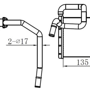 KALORİFER BRAZİNG HEATER 135X135X26 B2500 / RANGER
