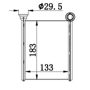 KALORİFER RADYATÖRÜ BRAZİNG CLIO IV-LOGAN II 13   130x185x26