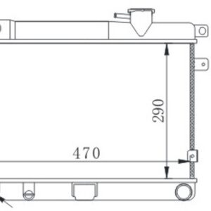 RADYATÖR M131 EM-YM 470x292x34 2 SIRA AL PL SİSTEM 850080770-5953475-85005296