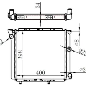 RADYATÖR EXP-R9-R11 360x370x18 ALÜMİNYUM 7700765602-7700759196-7701406496