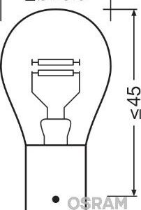 AMPUL 12V 1016 STOP 21/4W YAKIN TIRNAK ÇİFT DUY ŞAŞI TIRNAK