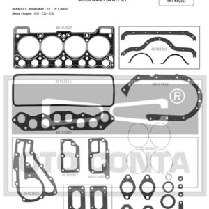 MOTOR TAKIM CONTASI R9 1400 BENZİNLİ SKC 1.40mm / KEÇESİZ 7701466417-7701465262