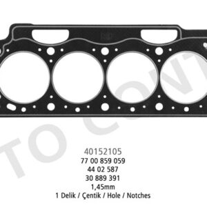 SILINDIR KAPAK CONTASI LAGUNA MEGANE SCENICMOVANO VIVARO F9Q 1 DELIK 1.45mm 97-01