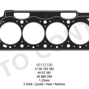 SİLİNDİR KAPAK CONTASI KANGOO 01  MEGANE 97  1.9 DTI F9Q 1.35MM 2 ÇENTİK