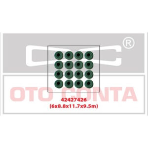 SUBAP LASTİĞİ VİTON 16 AD 6x8.8x12.2x9.7mm CLIO II-III 1.2 16V-1.5DCI-KNG 1.5 DCI-P106-P206-P307 8200496321-7700109840-0956.38