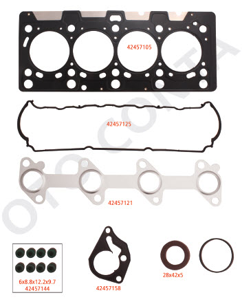 MOTOR TAKIM CONTA MEGANE II 02 CLIO II 98 SCENIC II 03 KANGOO 01 CLIO SYMBOL I 01 09 MICRA III K12 03 10 1.5dCi K9K TEFLON KEÇELİ SUBAP LASTİKLİ SKC