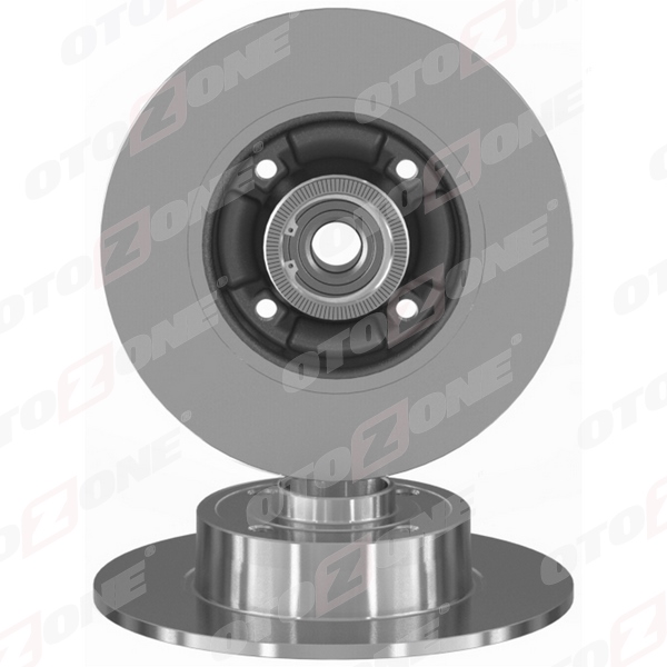 ARKA FREN AYNASI RENAULT MEGANE II 02 MODUS 04 CLIO III 05 240x82.5x4DELİK RULMANLI ABS SENSÖRLÜ 7701207823-432005338R-8660001811