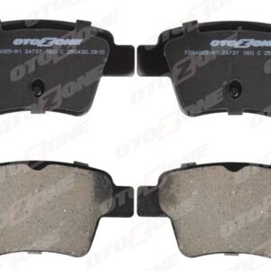 ARKA FREN BALATASI PEUGEOT P307 00  P307 SW 02  P307 CC 03  P207 06  CITROEN C4 04 08  KÜÇÜK TİP