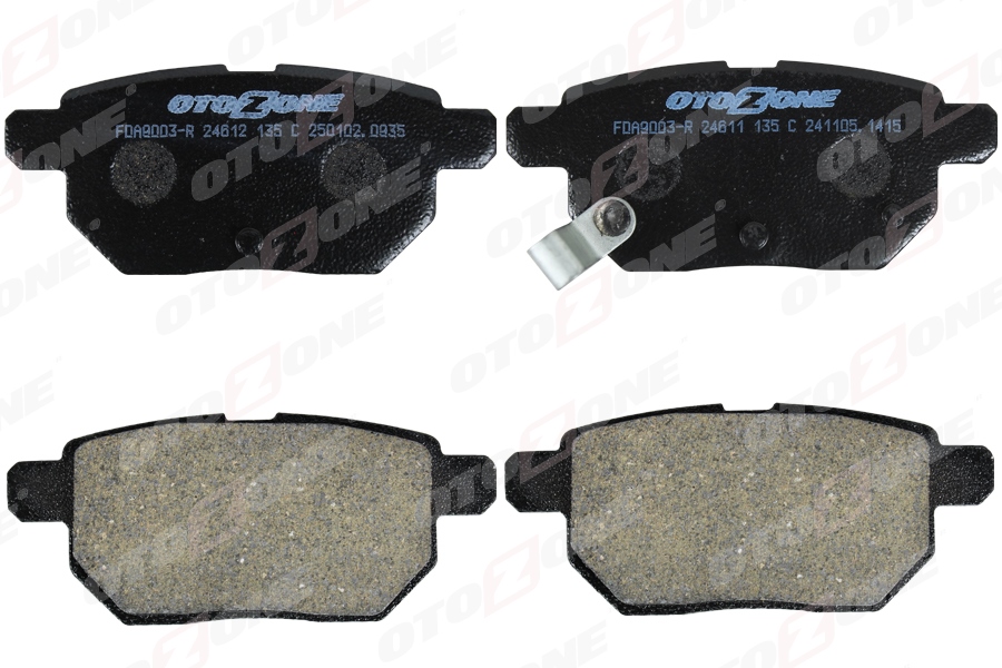 ARKA BALATA AURIS-COROLLA 1.4-1.6 VVTI 07-10 1.4D 1.6 13 YARIS 1.0 VVTİ 06 1.8 VVTİ 07 GDB3454