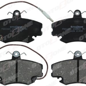 ÖN BALATA FİŞLİ RENAULT R9-R19-R21-CLIO I-II-MEGANE I-TWINGO-LOGAN-SANDERO-SOLENZA GDB 400