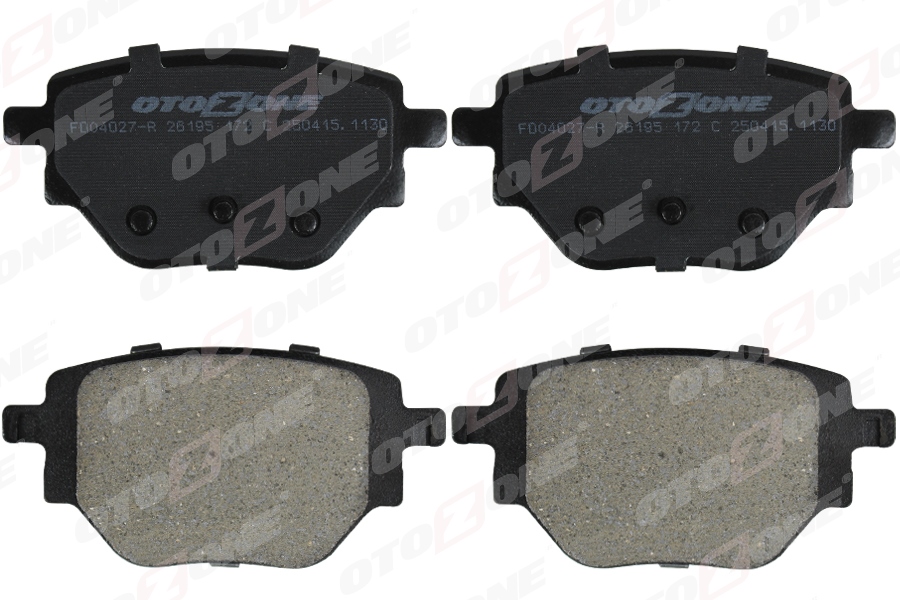 ARKA FREN BALATASI CORSA F 19 C4 20 2008 19 208 19 249 mm