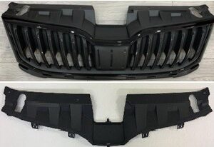 ON PANJUR PARLAK CERCEVE UST PLASTIK BIRLIKTE PARLAK SIYAH KOMPLE OCTAVIA 2018-2021