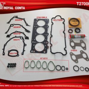 MOTOR TAKIM CONTA SKT KEÇELİ/SUB.LASTİKLİ PALIO 1.2 8V 60-65 HP