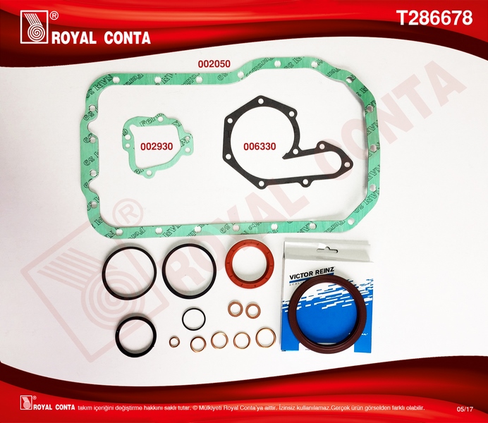 MOTOR ALT TAKIM CONTA SKT KEÇELİ LGN 1.8-MGN 2.0 F3P-F3R