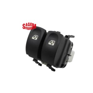 CAM AÇMA DÜĞMESİ CLIO III ÖN SOL BEYAZ ÇİFTLİ