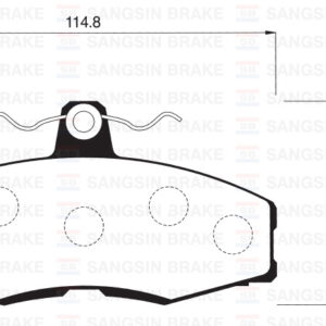 ÖN FREN BALATA SKODA FAVORIT 1.3L 88-97 / FORD SIERRA 1.3L 1.6L 2.0L 86-93
