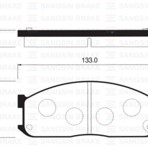 ÖN FREN BALATA MAZDA E2200 2.2L R2 RF 91- / KIA BESTA 2.2L R2 92-98 / BONGO 2.7L J2 SD 97-04 0K71E3328Z-0K70Y3328Z-S2YA3328Z
