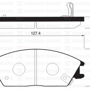 ÖN FREN BALATA HYUNDAI GETZ 1.1L 1.3L 1.4L benzinli 1.5L CRDi dizel 02-09 / ACCENT 1.3L 1.5L 1.6L benzinli 1.5L CRDi dizel 00-05 / EXCEL 90-95 / S
