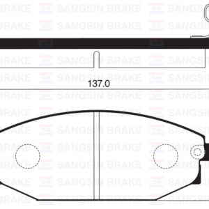 ÖN BALATA DİSK HYUNDAI GALLOPER I-II 2.5TD-3.0 V6 91-03 -TOYOTA HILUX PIC 2.5 D-4D05  GDB3232