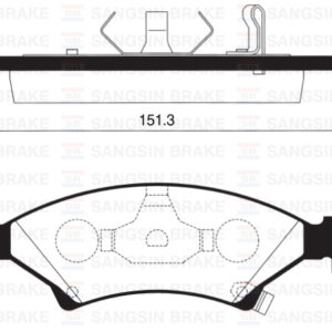ÖN BALATA SEPHIA 1.5I 16V-1.8I 16V 96-98 GDB3224-GDB3096