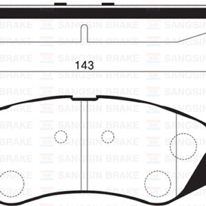 ÖN FREN BALATASI LACETTI 1.4-1.6-1.8 2.0D 04 NUBIRA 1.4-1.6-1.8 2.0D 04 96405129-96495227-96245178-96253367