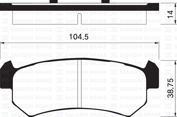 ARKA BALATA LACETTI 1.4-1.6-1.8 04 NUBIRA 1.4-1.6-1.8 2.0 04 GDB3348