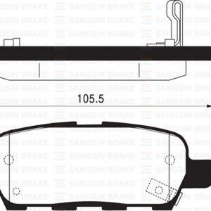 ARKA FREN BALATA NISSAN X-TRAIL 2.0L QR20 T30 01-07 D4060JA00J-44060AM485-44060EG00J