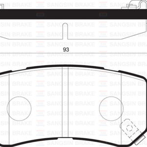 ARKA FREN BALATA HYUNDAI ACCENT ERA 1.4L G4EE 06-10 / İ30 1.4L 1.6L 08- / İX35 1.6L G4FD GDİ 11- / KIA CEED 1.4L 1.6L 07- / SPORTAGE 1.6L G4FD GDİ