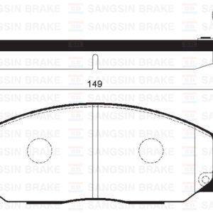 ÖN FREN BALATA SSANGYONG ACTYON. KYRON 2.0L Xdi 4x4 06- / REXTON 2.7L Xdi 4x4 04-