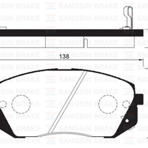 ÖN FREN BALATA HYUNDAI İX35 2.0L D4HA CRDİ dizel 136hp 10-15 / KIA SPORTAGE 2.0L D4EA D4HA dizel 06-15 581011DA50-581012SA70-581010ZA00