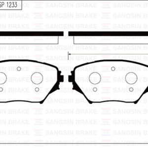 ÖN FREN BALATA TOYOTA RAV4 2.0L 1AZ-FE ACA21 01-05 0446542070-0446542071-0446542080