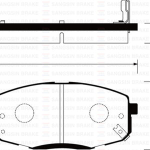 ÖN FREN BALATA HYUNDAI İ30 1.6L D4FB CRDi dizel 07-11 / 1.4L 1.6L benzinli 08- / KIA CERATO 1.6L benzinli 10- / CEED 1.4L 1.6L benzinli 07-