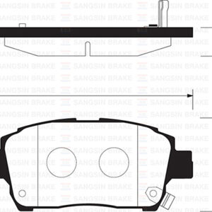 ÖN FREN BALATA TOYOTA YARIS 1.3L 2NZ-FE NCP10 japon üretim 99-02 abs li araçlar için