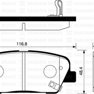 ARKA BALATA DİSK HYUNDAI SANTAFE-GENESIS 06 /KIA SORENTO 09