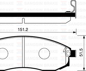 ÖN FREN BALATA MITSUBISHI L200 2.5L 4D56INT MAGNUM K74T TURBO 4x4 99-06 / NISSAN MAXIMA 2.0L VQ20DE DOHC A32 V6 95-00