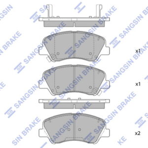ÖN FREN BALATA HYUNDAI i20 1.1L 1.2L 1.4L 15- / BAYON 1.0L 1.4L 21- / KIA RIO 1.2L 1.4L 17- ÜSTTEN DELİKLİ TİP 58101C8A00-58101C8A50-58101H8A05