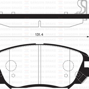 ÖN FREN BALATA OPEL INSIGNIA A 08-17 / CHEVROLET MALIBU 12- / SAAB 9.5 10-12 95514525-1605185-22959105-1605236