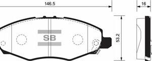 ÖN FREN BALATA TOYOTA HILUX VIGO 2.5L 2KDFTV KUN15 4x2 05-07