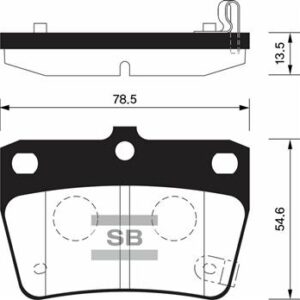 ARKA FREN BALATA TOYOTA RAV4 2.0L 1AZ-FE ACA21 01-05 / CHERY TIGGO 1.6L 2.0L J11 06-14
