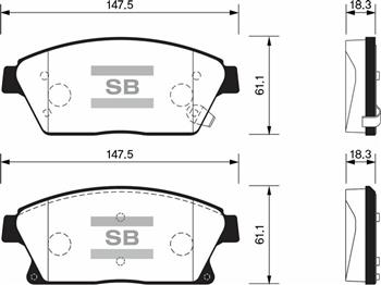 ÖN FREN BALATA OPEL ASTRA J 10- / MOKKA 13- / ZAFIRA C 11- / CHEVROLET CRUZE 1.6L J300 09- / TRAX 1.4L 1.6L 11- 16 İNÇ 300mm