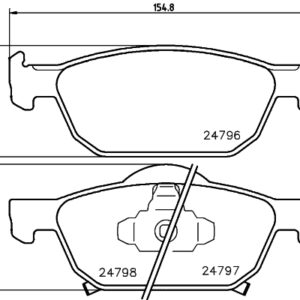 ÖN FREN BALATA HONDA ACCORD 2.0L R20A3 CU 08- 45022TL1G00-45022TL1G01