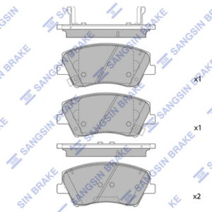ÖN FREN BALATA HYUNDAI IONIQ 1.6L G4LE GDI Hybrid 17- / kıa nıro 17- 58101F2A00-58101F0A00-58101G2A10
