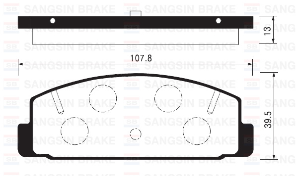 ARKA FREN BALATA MAZDA 323 LANTIS 1.8L BP DOHC BJ 99-01 / 626 FS GF 98-01 / MAZDA 6 2.0L LF-DE GG GH 02-