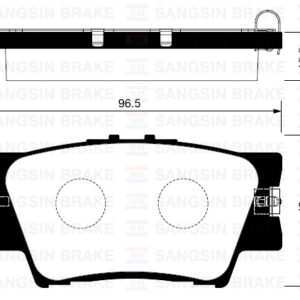 ARKA FREN BALATA TOYOTA RAV4 2.0L 1AZ-FE ACA30 ACA31 06-12 / RAV4 2.0L 1AD-FTV D4-D ALA40 12-