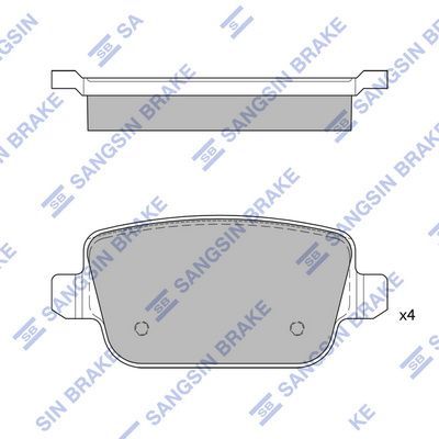 ARKA FREN BALATA LAND ROVER FREELANDER 06- / FORD MONDEO IV 07- / FOCUS II. GALAXY II. S-MAX / VOL VO S80 10- . XC70 07-